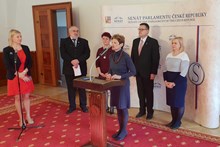 Tisková konference klubu KDU-ČSL 30. 1. 2019 v Senátu