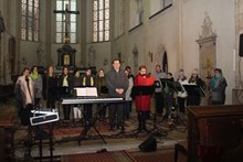 Koncert sboru BaczBand ke 100. výročí narození kardinála T. Špidlíka v kostele sv. Jakuba st. Boskovice 10. 2. 2019