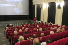Promítání filmu o sv. Anežce České 8. 12. 2019 kino Boskovice (1)