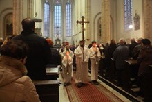 Mše svatá ke 100. výročí narození Tomáše kardinála Špidlíka 15. 12. 2019 kostel sv. Jakuba st. Boskovice (5)