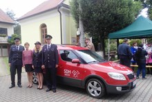 Poutní mše v Bačově a svěcení auta SDH Bačov 21. 6. 2020