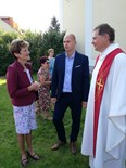 Zpřístupněna plocha u kostela po revitalizaci v Černé Hoře 9. 8. 2020