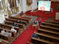 Výstava a beseda ke kardinálu Tomáši Špidlíkovi v Kuřimi 11. 10. 2020 (1)
