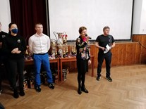 Slavnostní vyhlášení Velká cena Blanenska v požárním útoku 20. 11. 2021 v Černovicích
