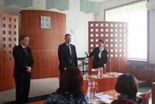 Návštěva ministra školství P. Gazdíka v Boskovicích 29. 4. 2022 (1)