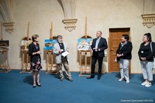 Vernisáž výstavy malíře Petra Bernarda v Senátu 24. 5. 2022