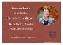 Beseda o Senátu v Jinačovicích 16. 8. 2022